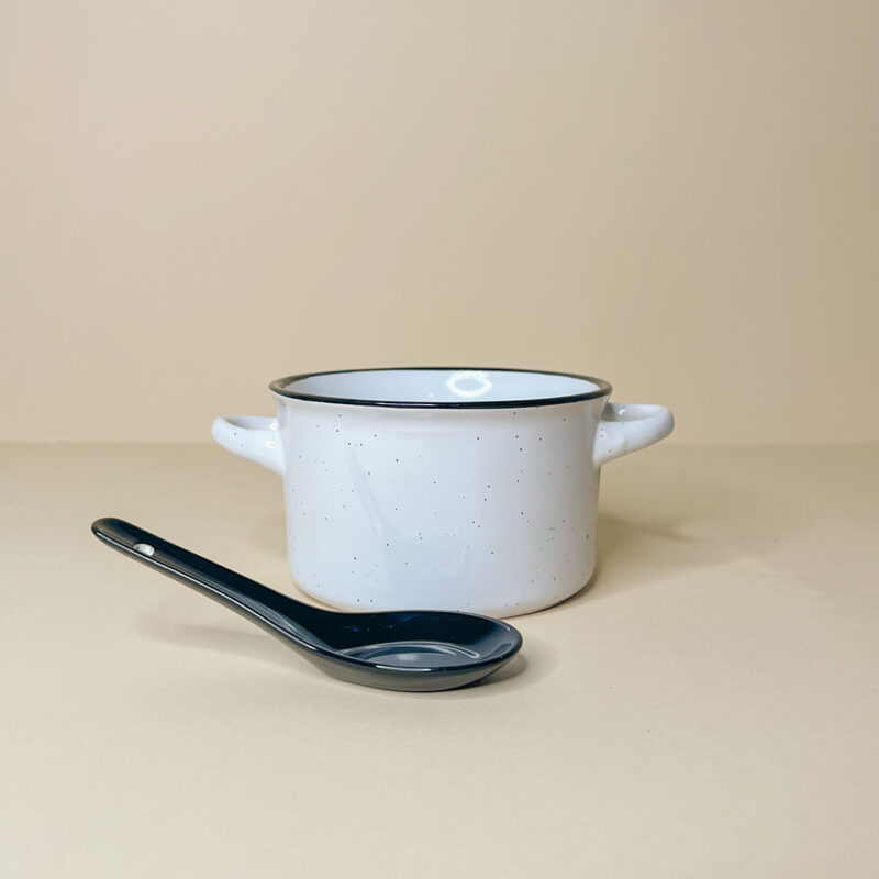 Bowl ciotola zuppiera in ceramica stile vintage - immagine 5
