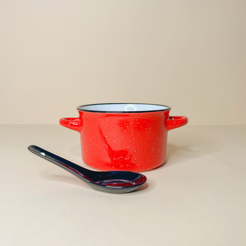 Bowl ciotola zuppiera in ceramica stile vintage - immagine 6
