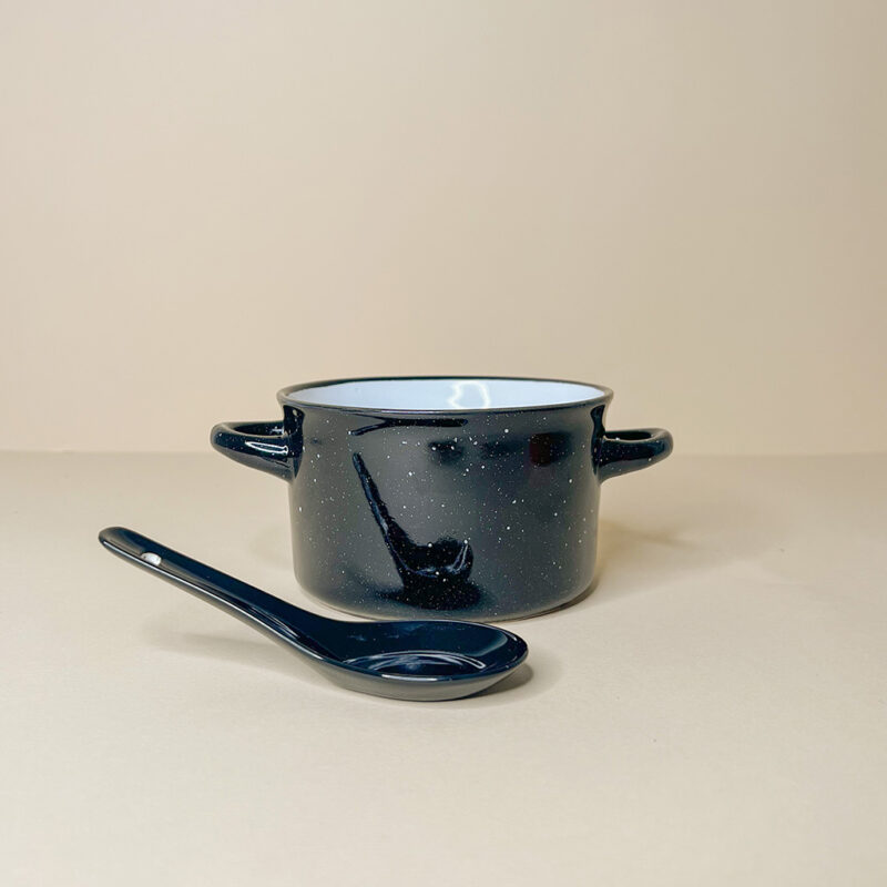 Bowl ciotola zuppiera in ceramica stile vintage - immagine 4
