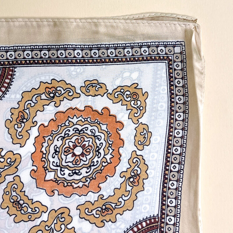 Foulard fantasia arabesque - Poliestere - immagine 2