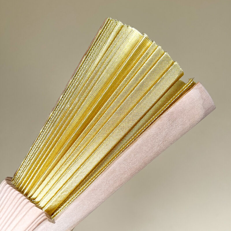 Ventaglio in Legno Oro - immagine 2