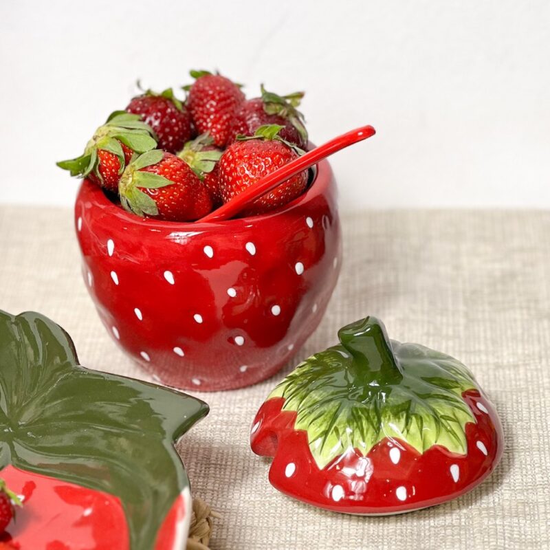 Barattolo Zuccheriera Fragola