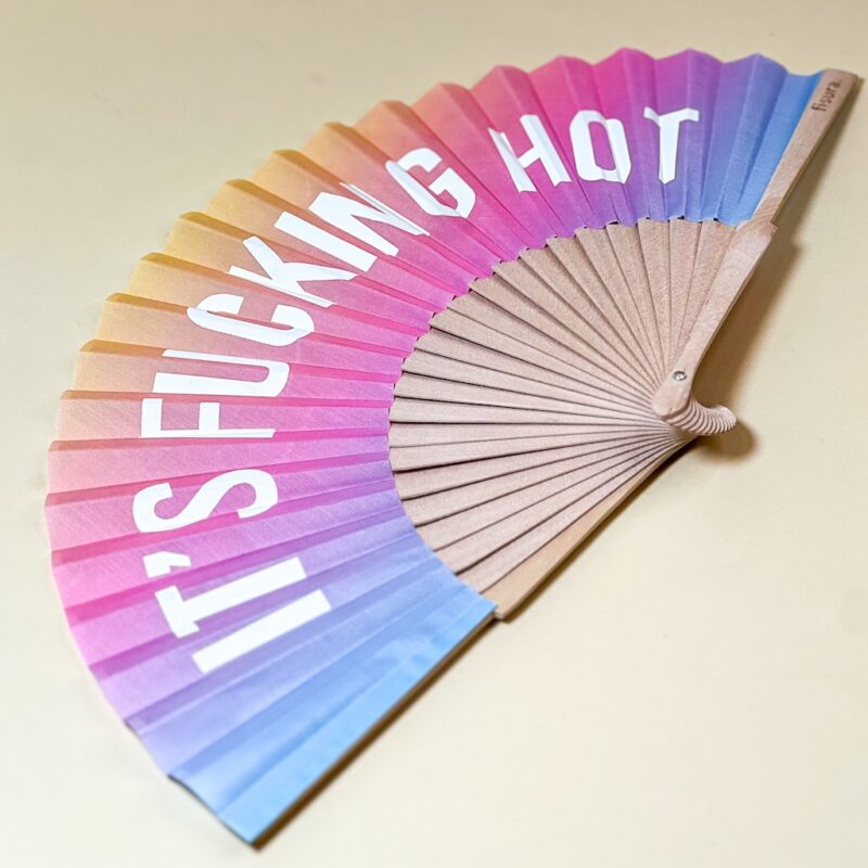 Ventaglio It's Fcking Hot Arcobaleno - immagine 2